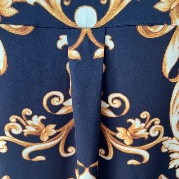 Black and gold tunic blouse - Picture 5 of 7